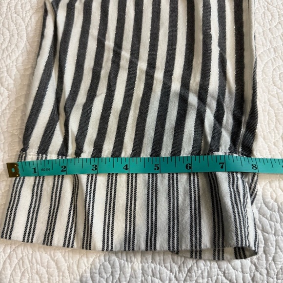 Victoria's Secret Black and White Striped Pajama Set cotton blend - Picture 12 of 13